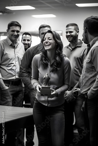 Capturing the Moment of Emloyee Appreciation and Recgnition at a Company Gatheing