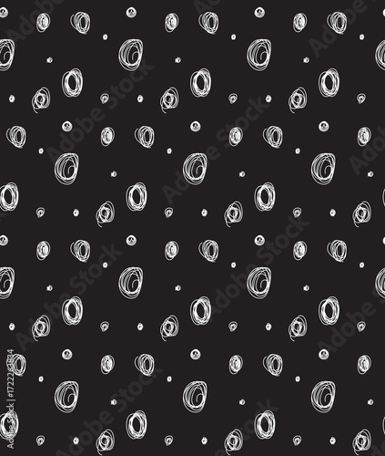 Hand drawn seamless pattern