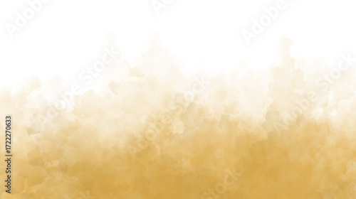 Dust and sand clouds on transparent background. Realistic dust clouds. Brown crumbly ground smoke effect, environmental pollution. 
