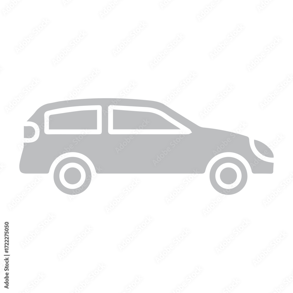 Obraz premium Car Icon Simple