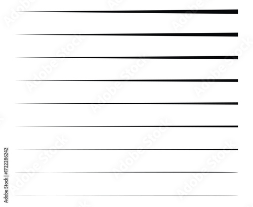 Stroke Lines Brush Sketching Seamless Design Elements Vector Illustration