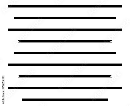 Lines Brush Stroke Patterns sketching Black Seamless Design Vector Illustration