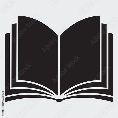 An open book with blank pages is an empty sheet for new knowledge and education at school or the library