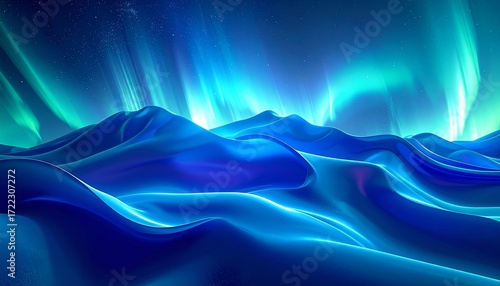 Abstract Aurora for Branding