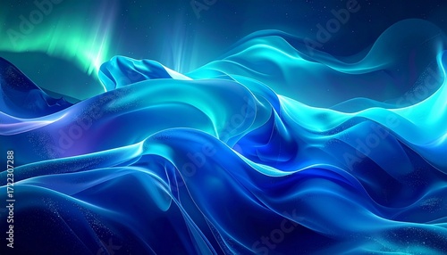 Abstract Aurora for Branding