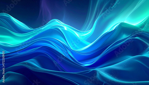 Abstract Aurora for Branding