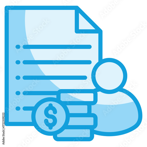 Payroll Icon Element For Design