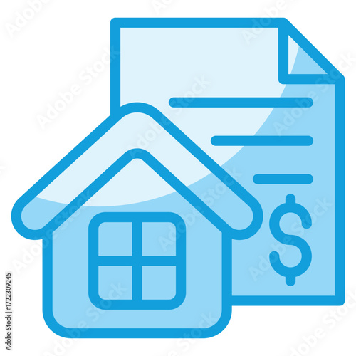 Mortgage Icon Element For Design