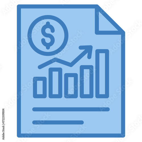 Stock Market Icon Element For Design