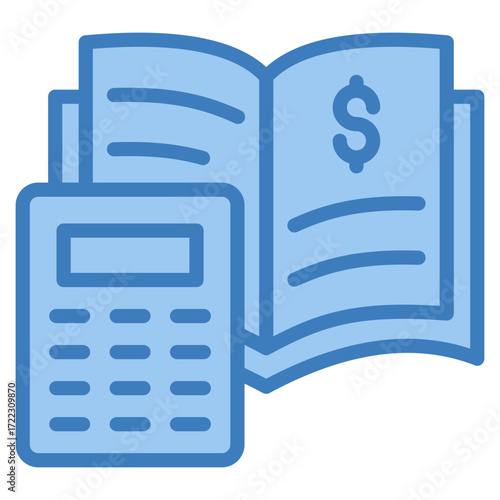 Accounting Ledger Icon Element For Design