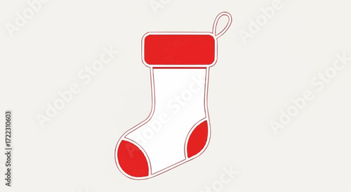 Christmas icon vector 2025 download christmas stocking vector illustration for holiday season christmas stocking graphic design element