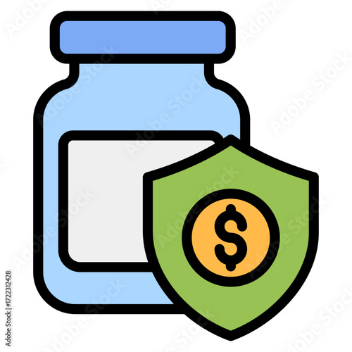 Emergency Fund Icon Element For Design