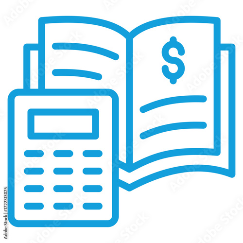 Accounting Ledger Icon Element For Design
