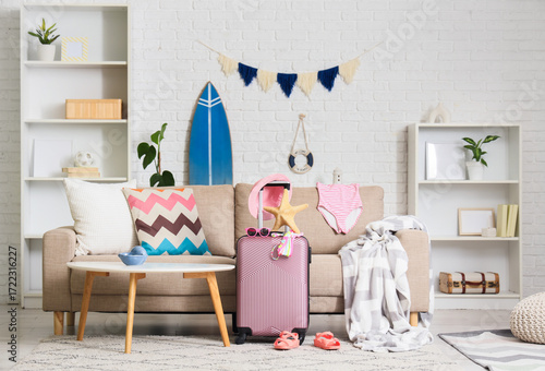 Interior of living room wit...