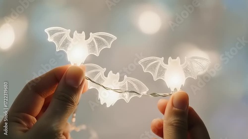 Bat shaped lights