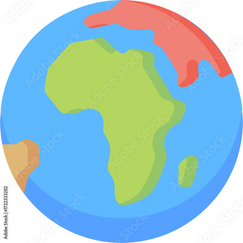 Continent Illustration