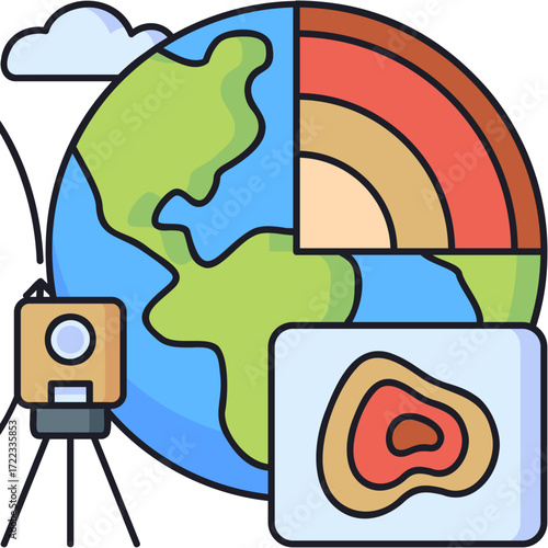 Geophysics Sticker