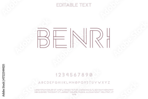 Minimalist typographic design with bold letters and subtle text