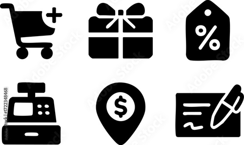 Shopping and Payment Icons Set 2.