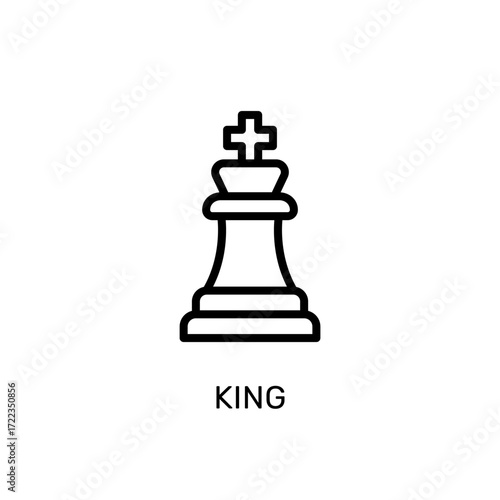 Chess King Piece Illustration Strategy, Game, and Royalty
