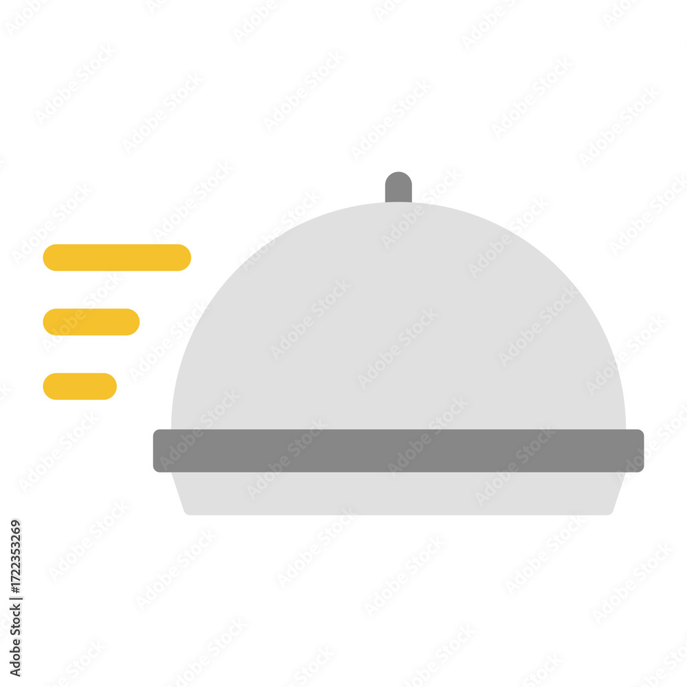 Fototapeta premium food delivery tray icon