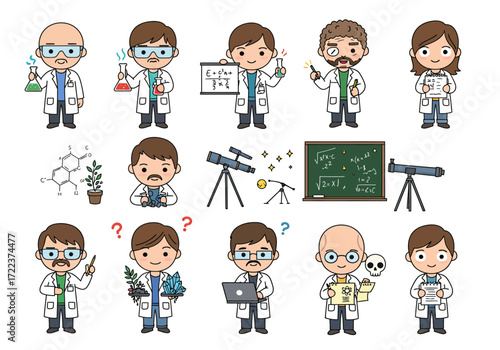 Diverse Scientists in Various Scientific Disciplines.