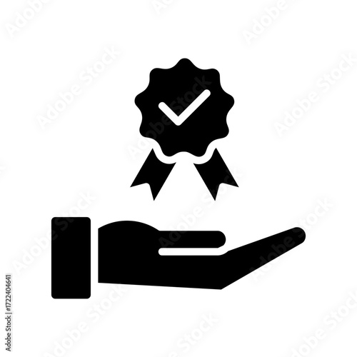 Quality Icon Vector Illustration Glyph Version