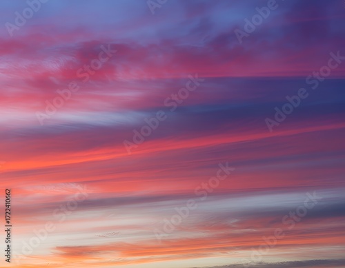 A breathtaking sunset with vibrant hues of pink, purple, and blue.