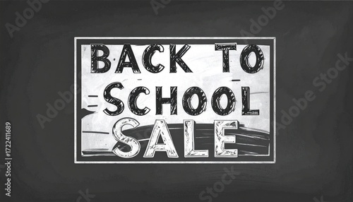 Chalkboard sign with 