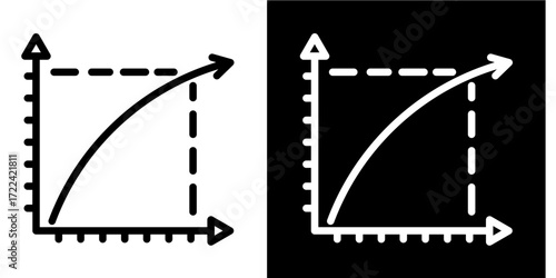 Marginal Utility Curve  Icon Set White Style Collection
