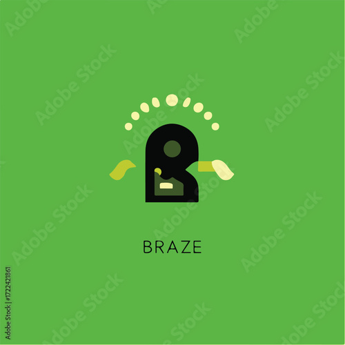 Minimalist Emerald Braze Logo for Artistic Publishing Brand Logo.eps