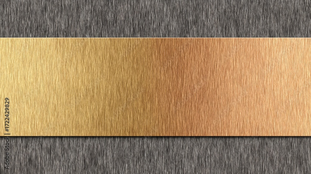 Fototapeta premium Exquisite metallic textures, gold and silver plate on metal background shiny.
