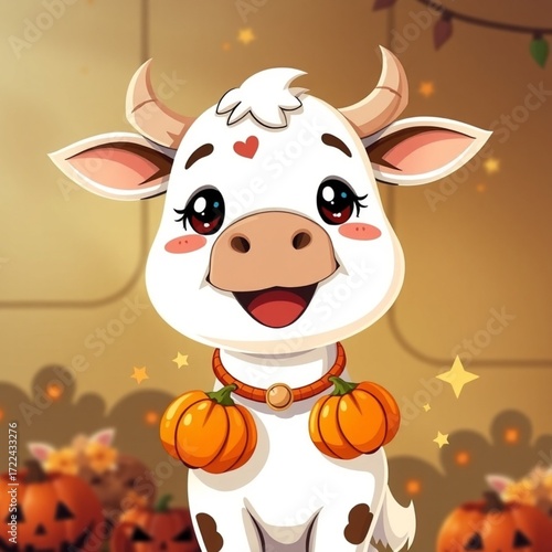 funny cow cartoon