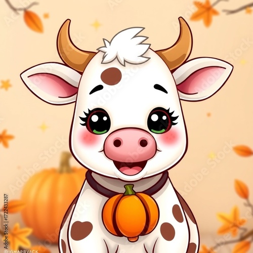 funny cow cartoon