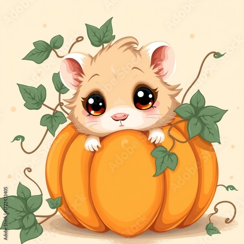 halloween pumpkin with a pumpkin