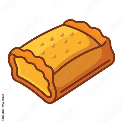 Delicious Golden Pastry with Creamy Filling