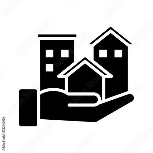 Asset Icon Vector Illustration Glyph Version
