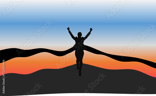 Wallpaper Mural 目標達成へのロードマップのイラスト Torontodigital.ca