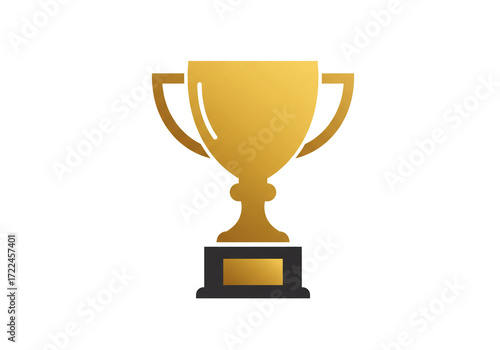 Wallpaper Mural Stunning golden trophy celebrates achievement and victory, symbolizing success and top performance in any competition or award ceremony Torontodigital.ca