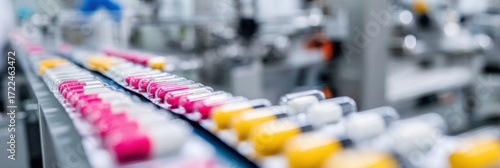 Wallpaper Mural High-Quality Pharmaceutical Capsules on Modern Conveyor Premium Healthcare Production for Professional Marketing and Advertising Campaigns Inspiring Confidence Torontodigital.ca