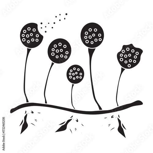 bread mold glyph icon