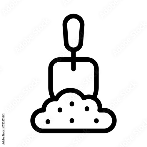 Soil Testing Line Icon of Soil Management Icon Set
