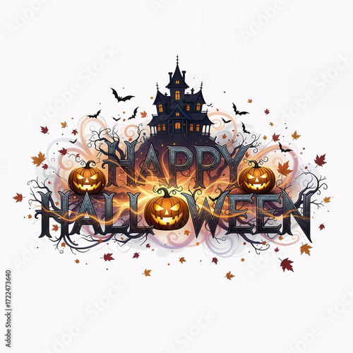 Grunge Halloween Background with Skull Festival Background