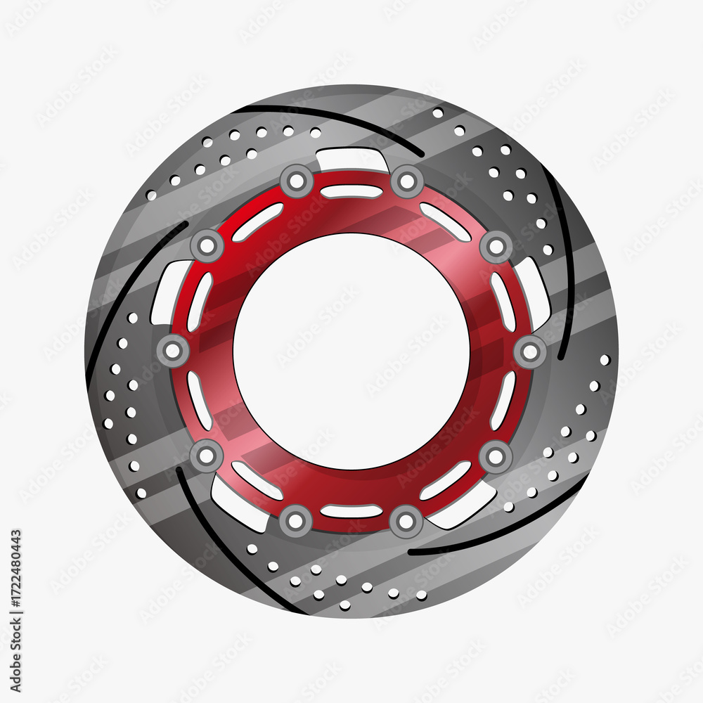 Naklejka premium Disk Brave Vector Image And Illustration