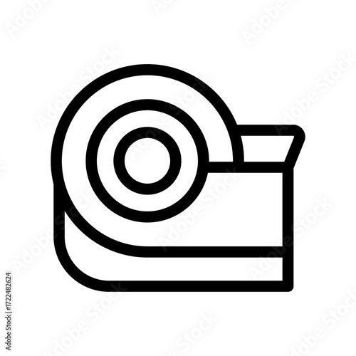 Tape Dispenser Line Icon of Stationery & Supplies Icon Set