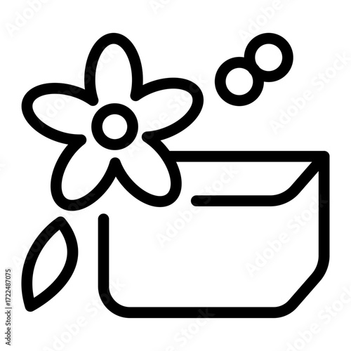 Fragrance & Additives Line Icon of Soap Making Icon Set