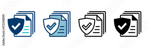 Insurance icon vector isolated on white background . Insurance vector icon