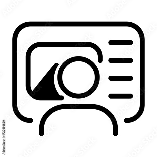 Scene View Line Icon of Storyboarding Icon Set