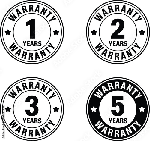 Warranty Seals: 1, 2, 3, and 5 Years