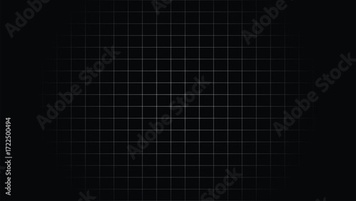 Subtle white grid on a dark black background, creating a sophisticated and understated visual texture